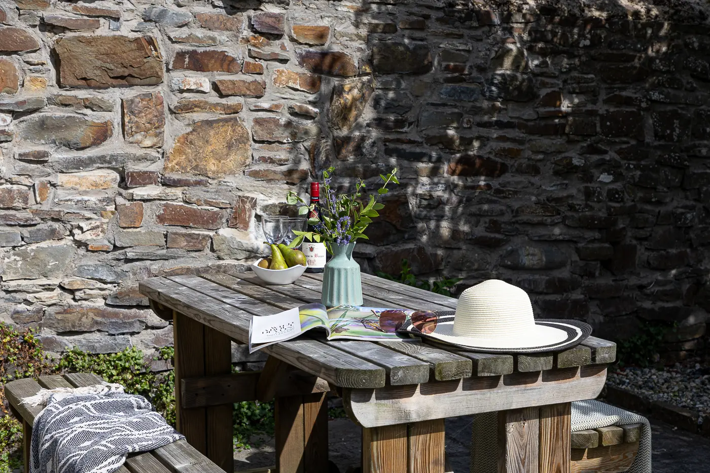 Exterior of Wisteria, a charming holiday cottage managed by HolidayHost in rural Devon