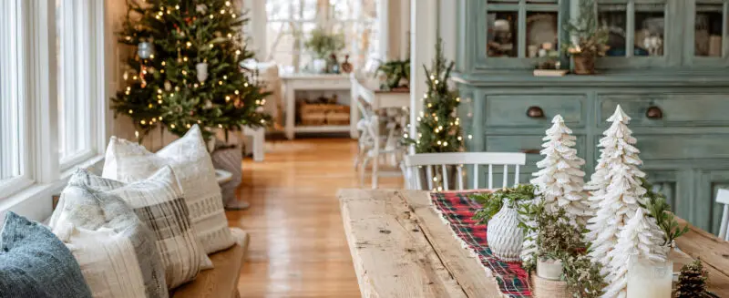 Festively Christmmas home