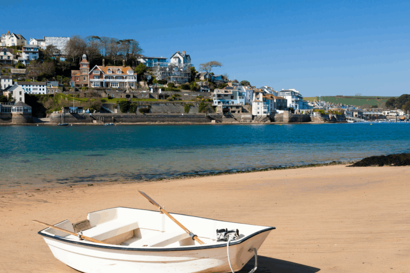 Salcombe from Portlemouth over the estuary bank holiday weekend