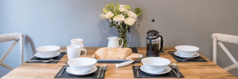 dining table in home in padstow