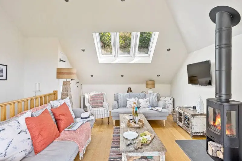 Property with woodburner in Hope Cove