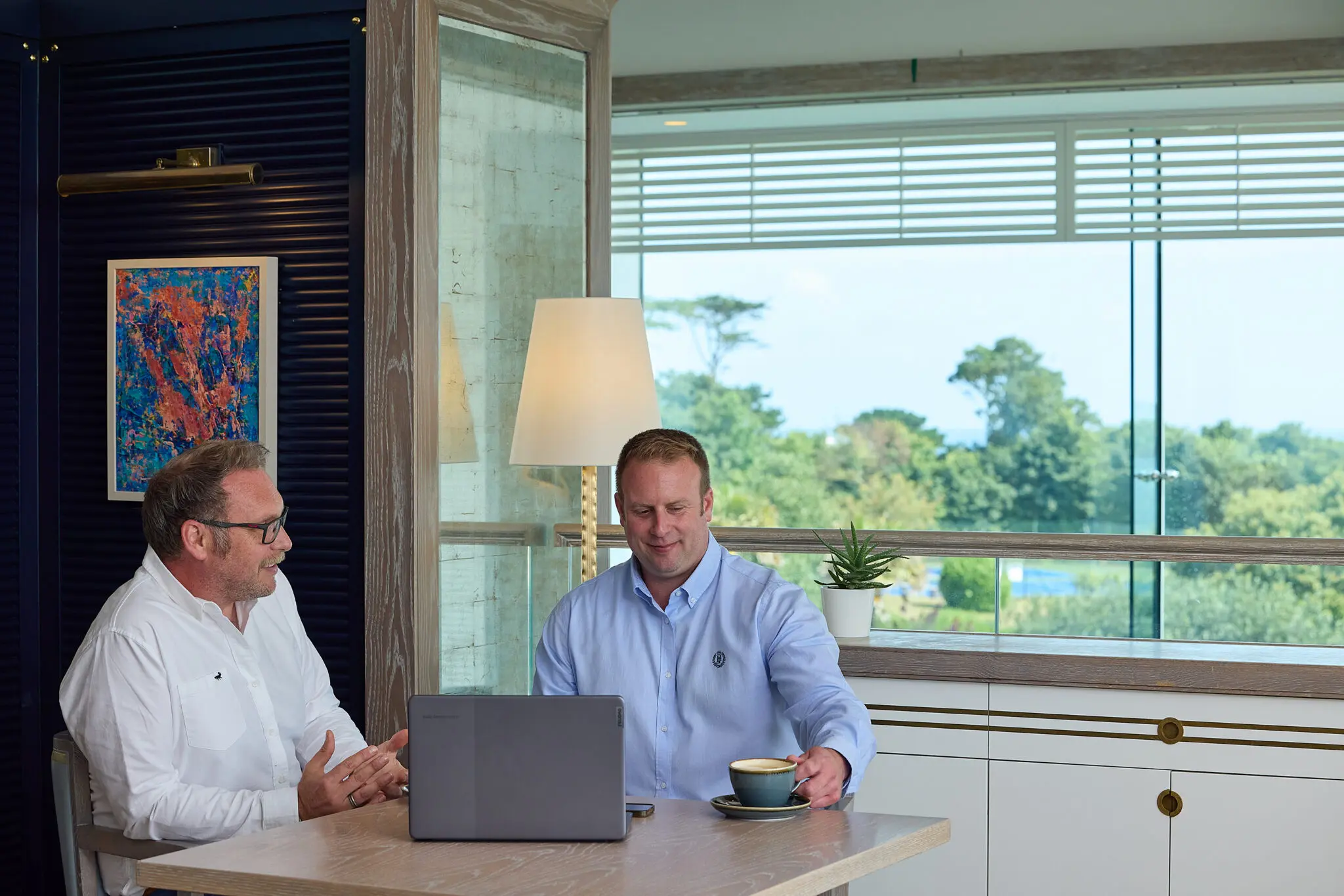 HolidayHost founders James and Josh discussing property onboarding