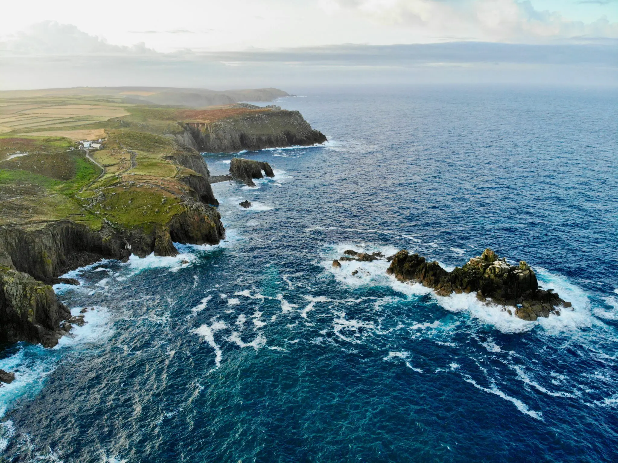 Lands end coastline